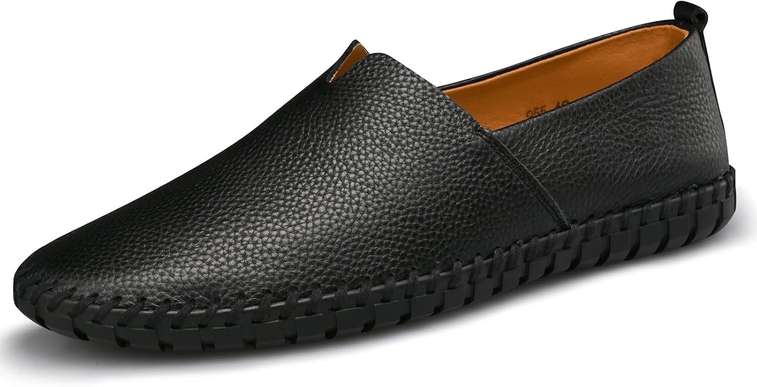 LUODENGLANG Men,s Genuing Leather Loafer Shouse
