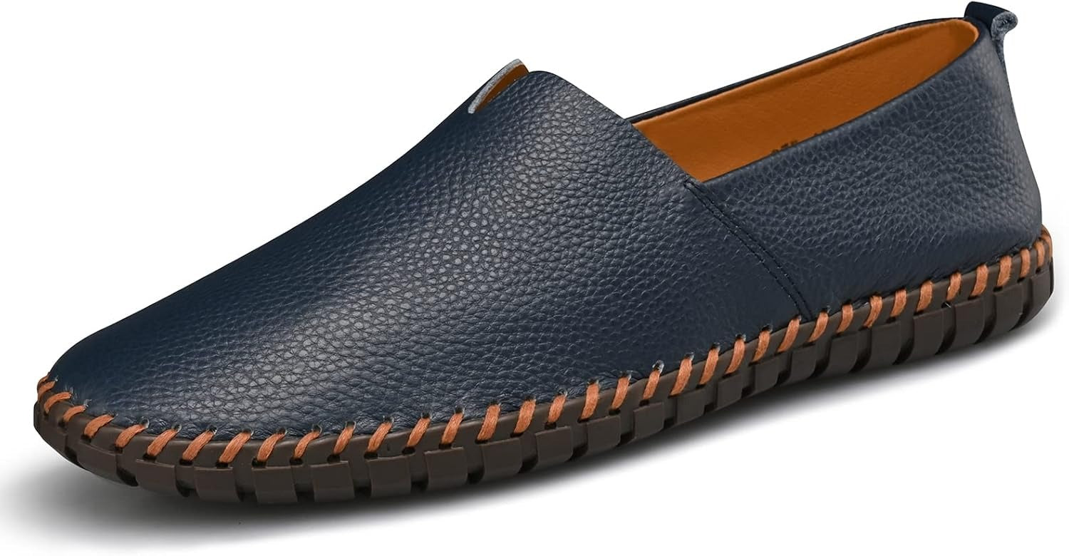 LUODENGLANG Men,s Genuing Leather Loafer Shouse